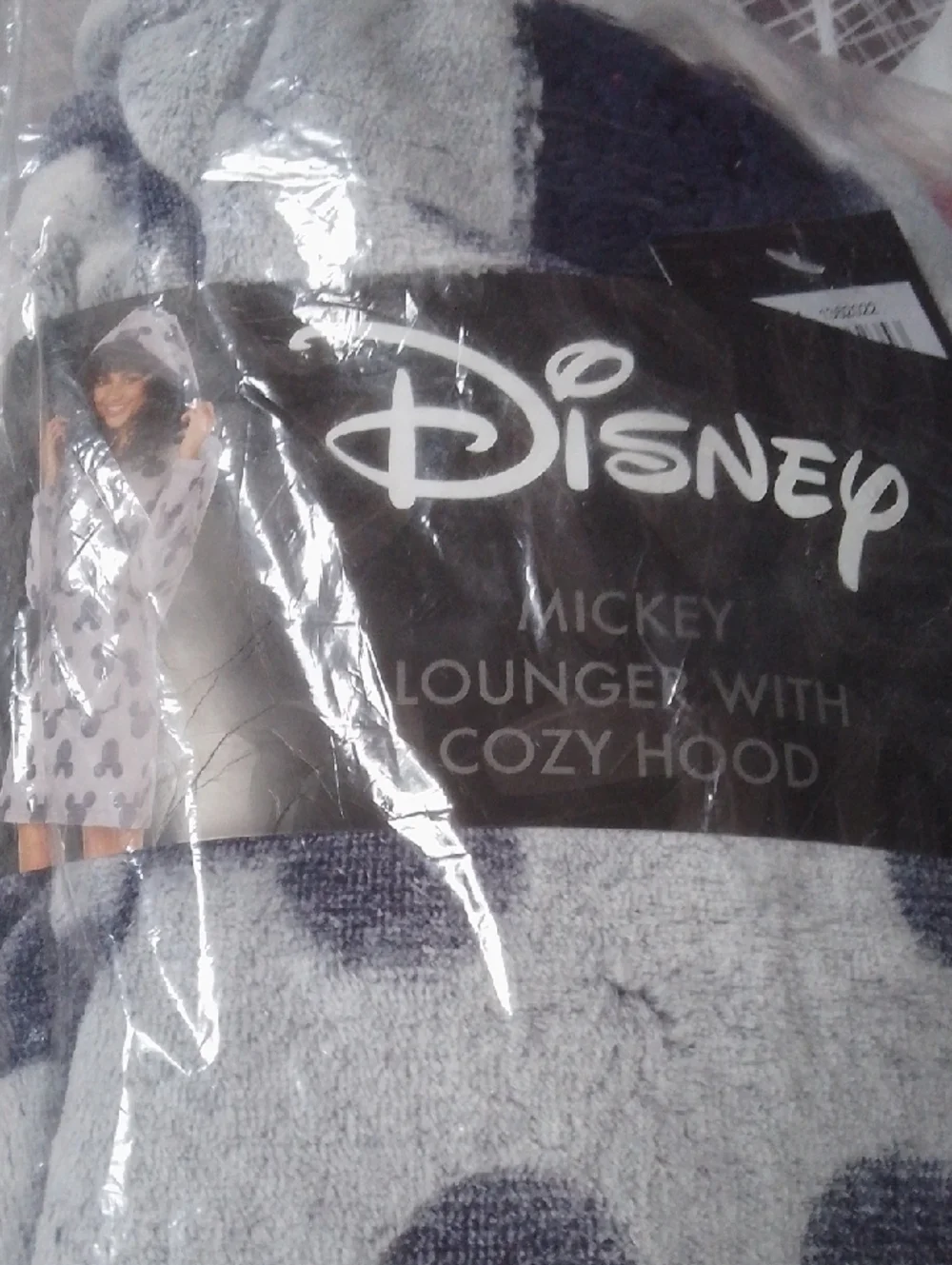 Disney Navy and Gray Mickey Mouse Plush Pajama Set - Picture 2 of 4